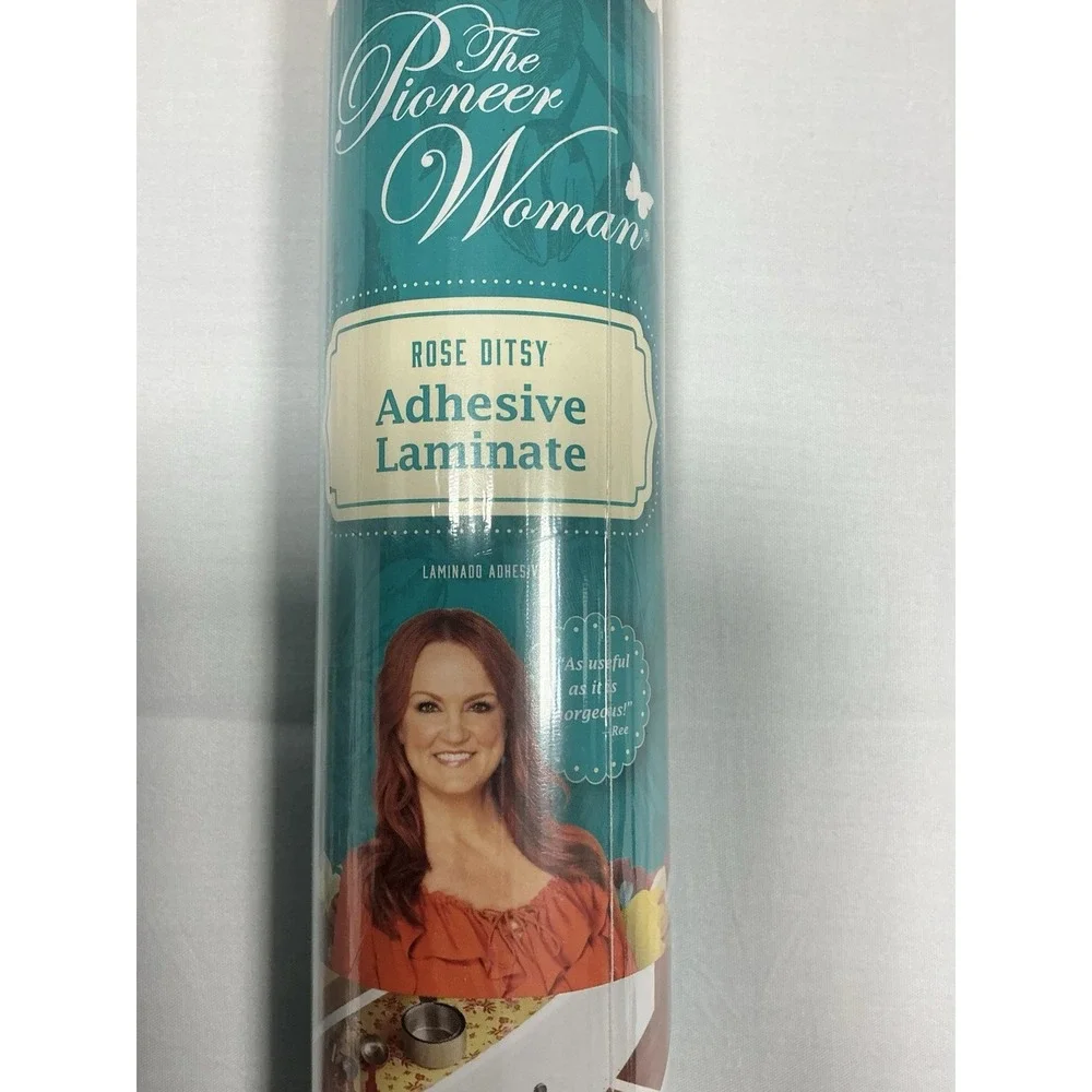 Pioneer Woman Adhesive Decorative Laminate 20in x 12ft ROSE DITSY New Sealed